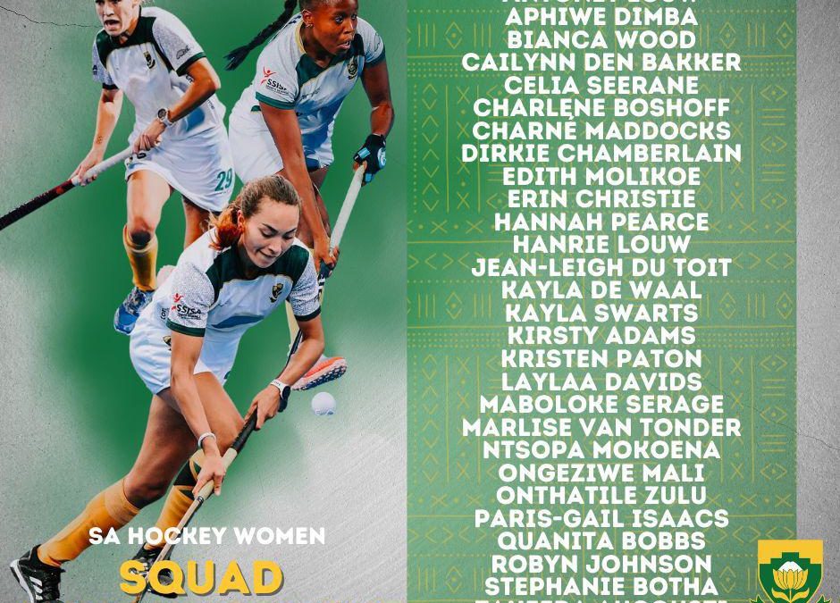SA Women’s Hockey Squad Selection